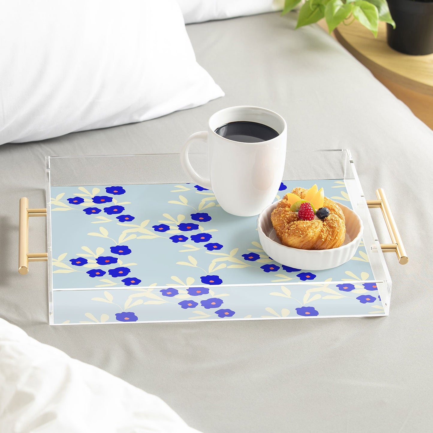 Morgan Kendall blue bells Acrylic Tray