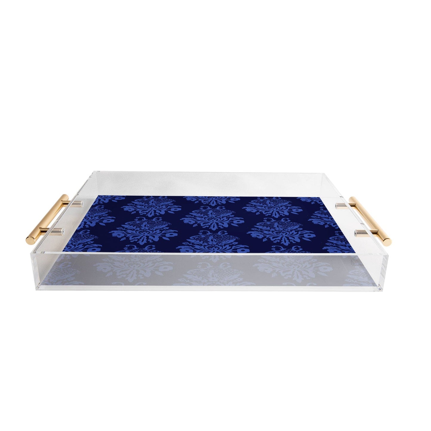 Morgan Kendall blue lace Acrylic Tray