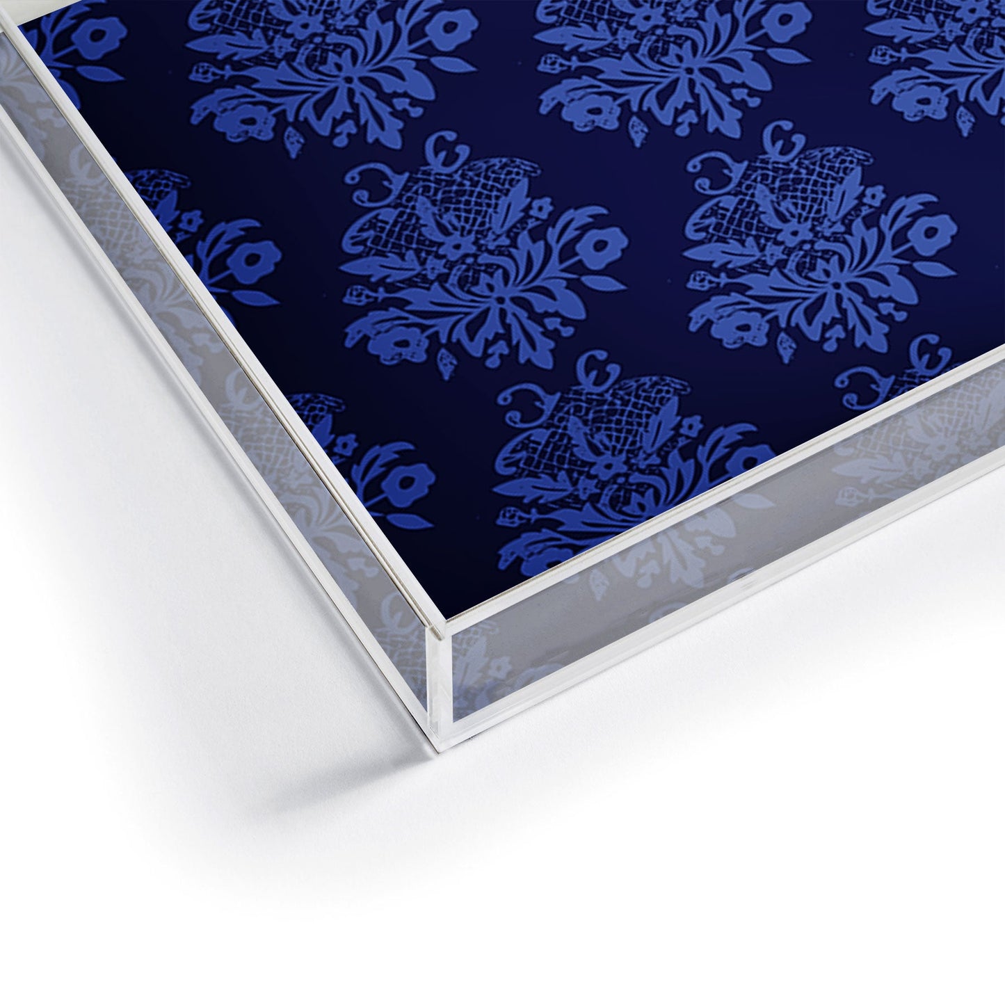 Morgan Kendall blue lace Acrylic Tray