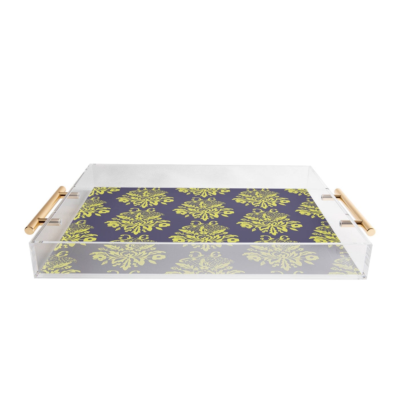 Morgan Kendall green lace Acrylic Tray