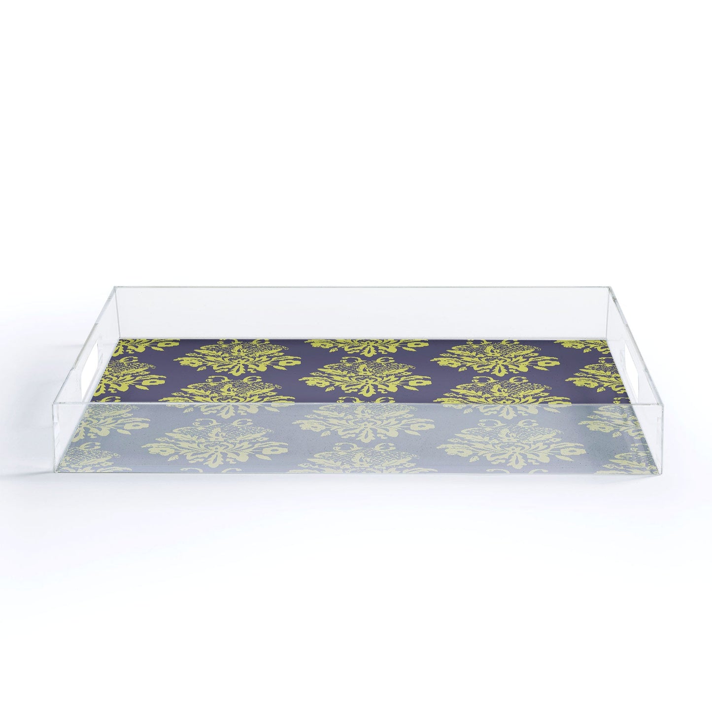 Morgan Kendall green lace Acrylic Tray