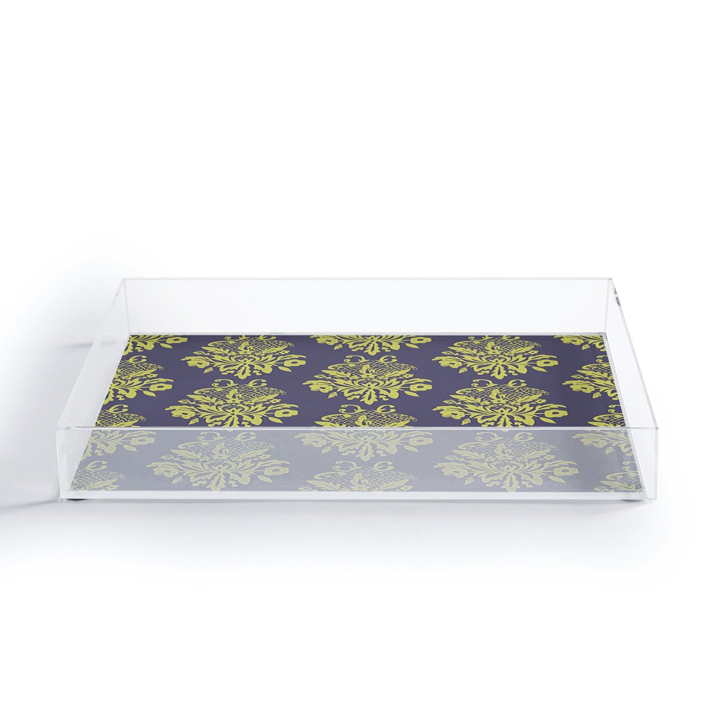 Morgan Kendall green lace Acrylic Tray