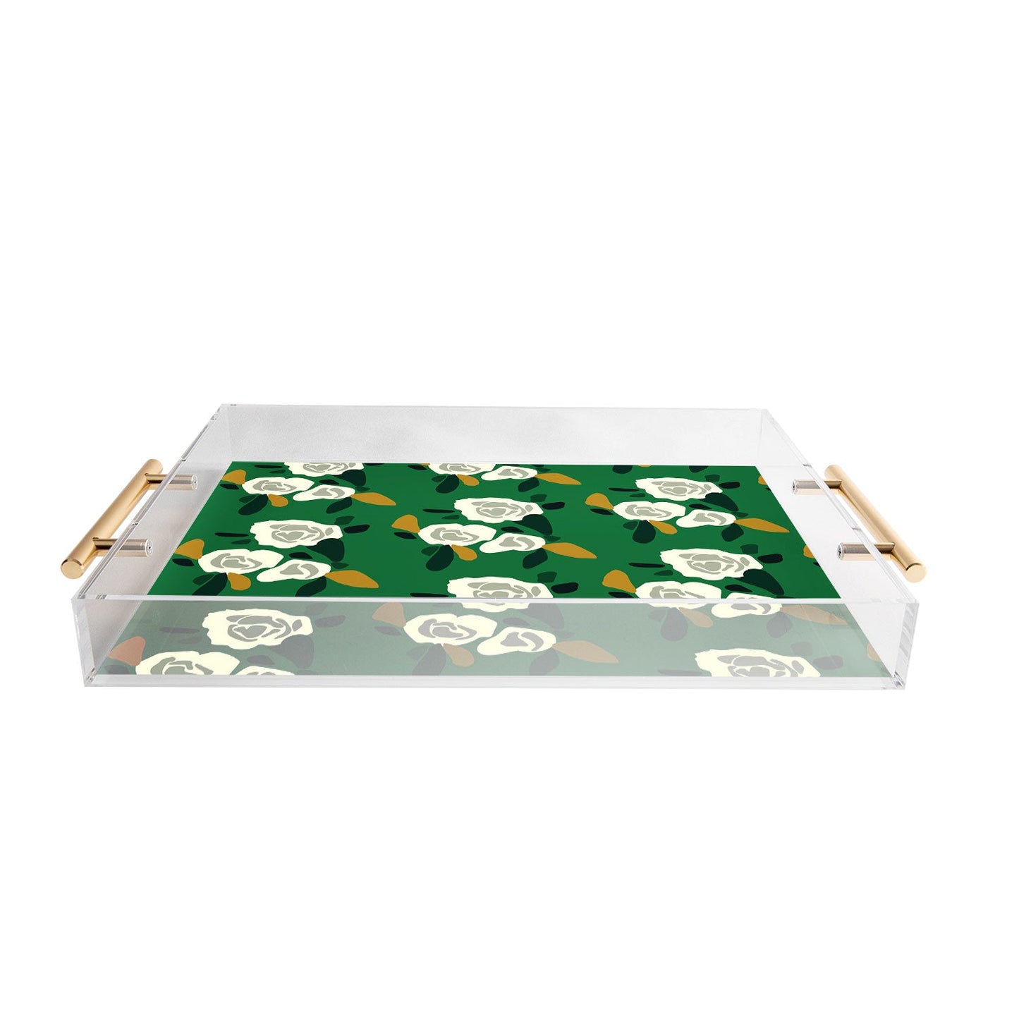 Morgan Kendall green spring Acrylic Tray