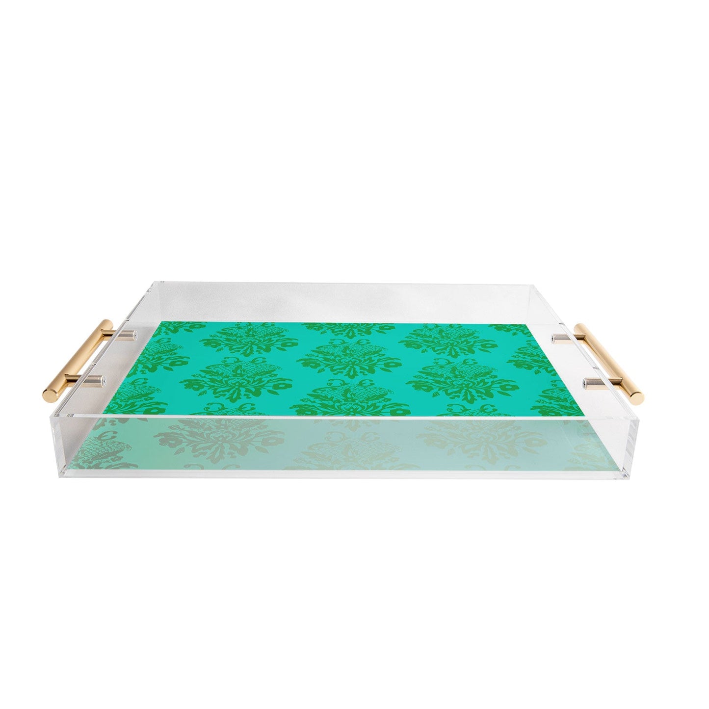 Morgan Kendall kelly green lace Acrylic Tray