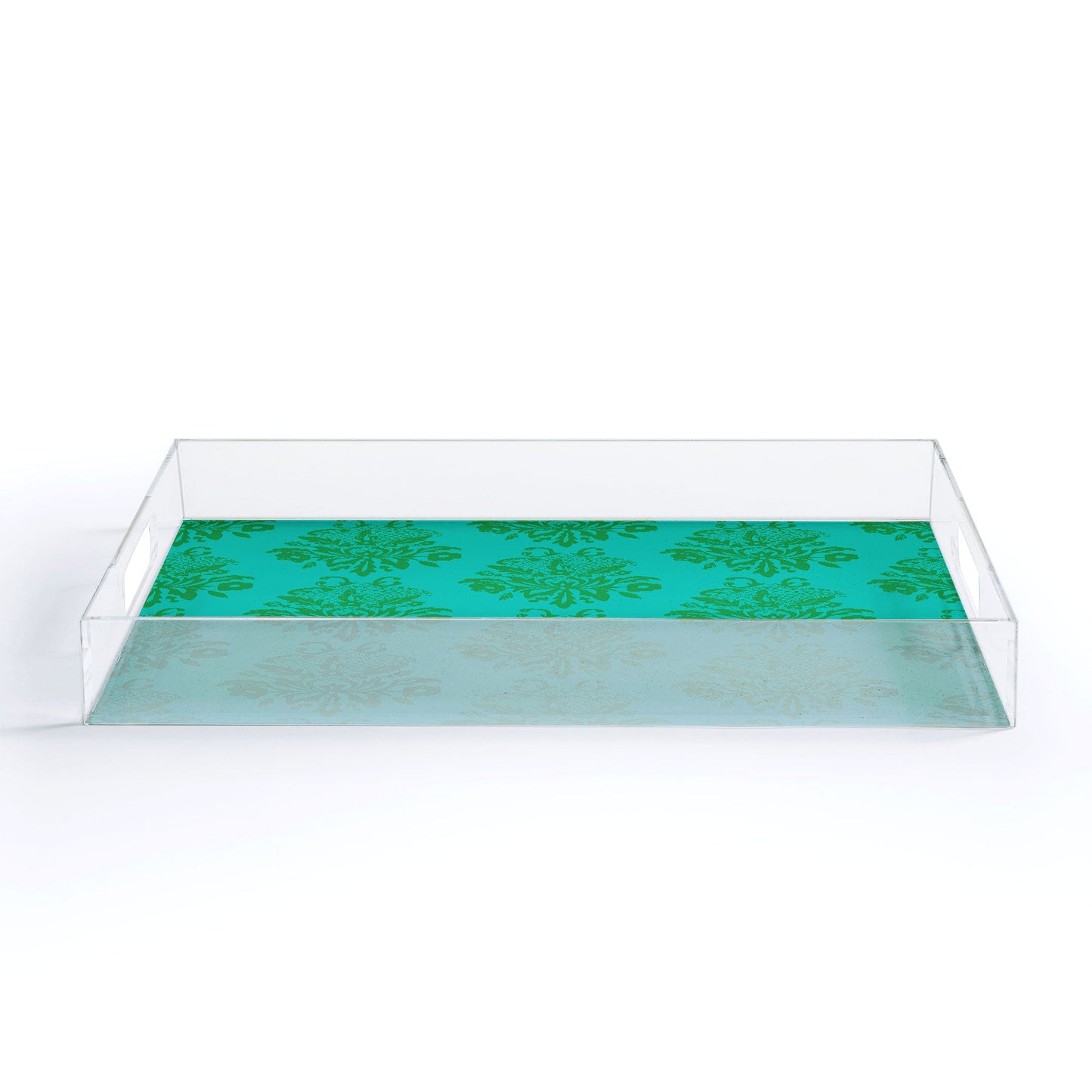 Morgan Kendall kelly green lace Acrylic Tray