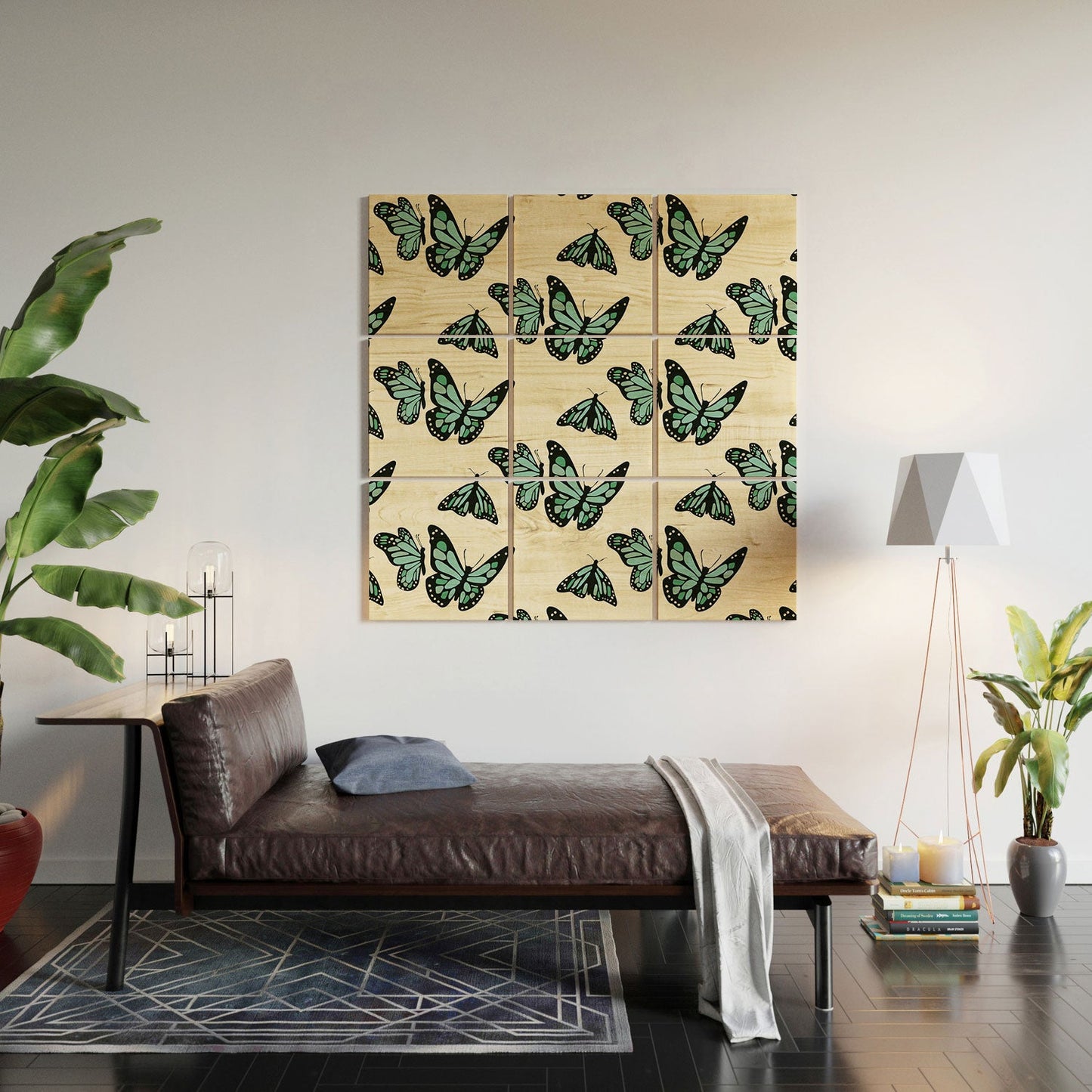 Morgan Kendall monarch butterflies Wood Wall Mural