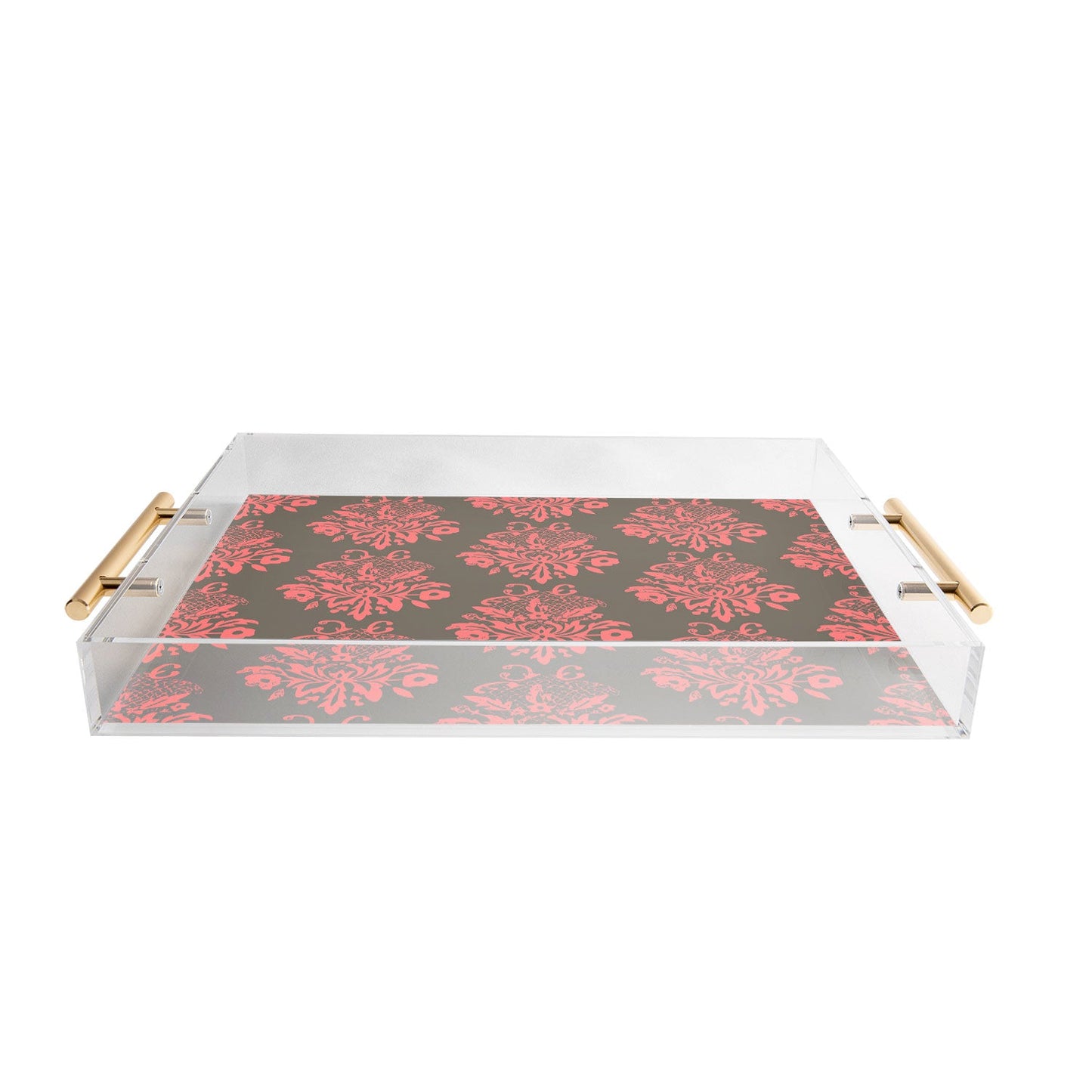 Morgan Kendall pink lace Acrylic Tray