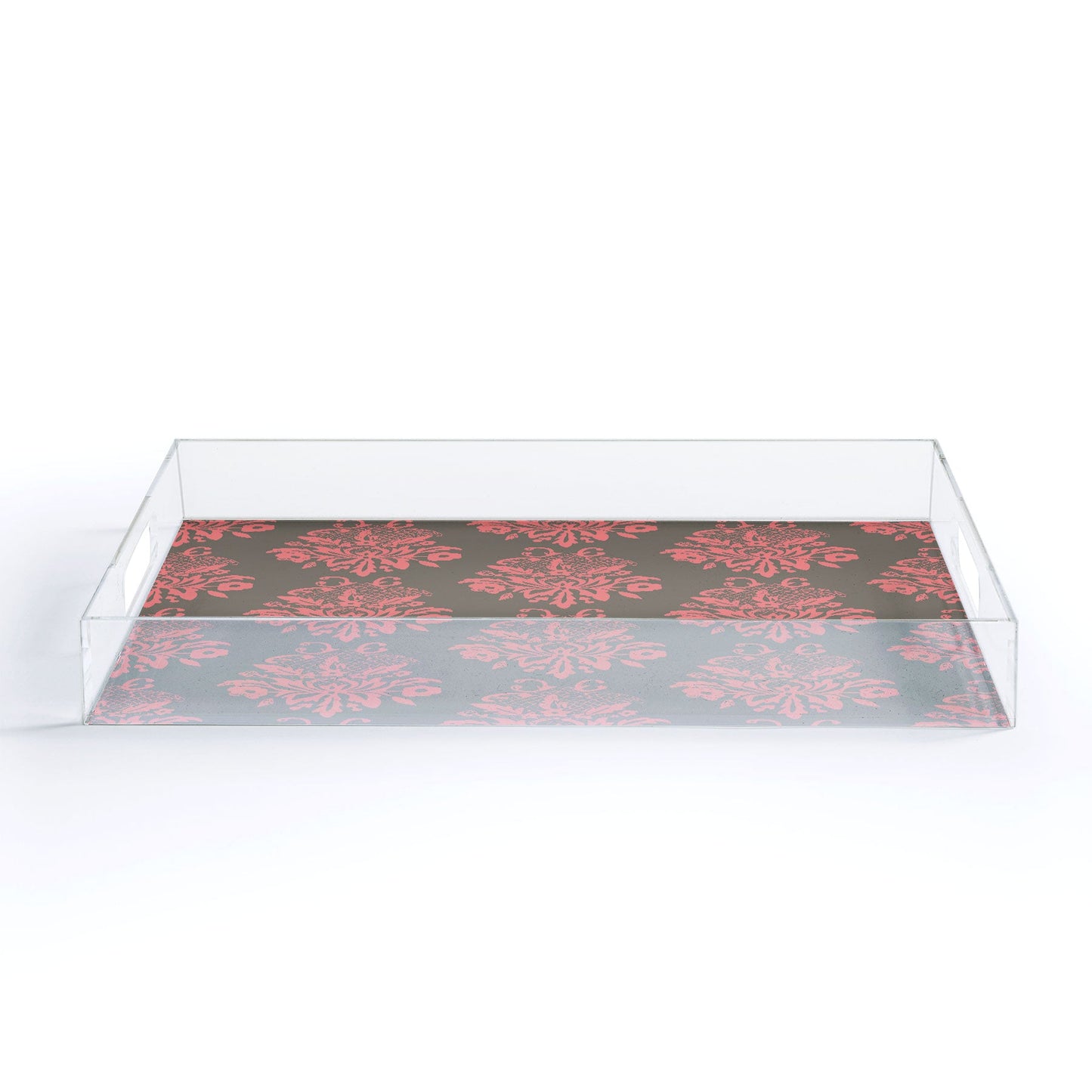 Morgan Kendall pink lace Acrylic Tray