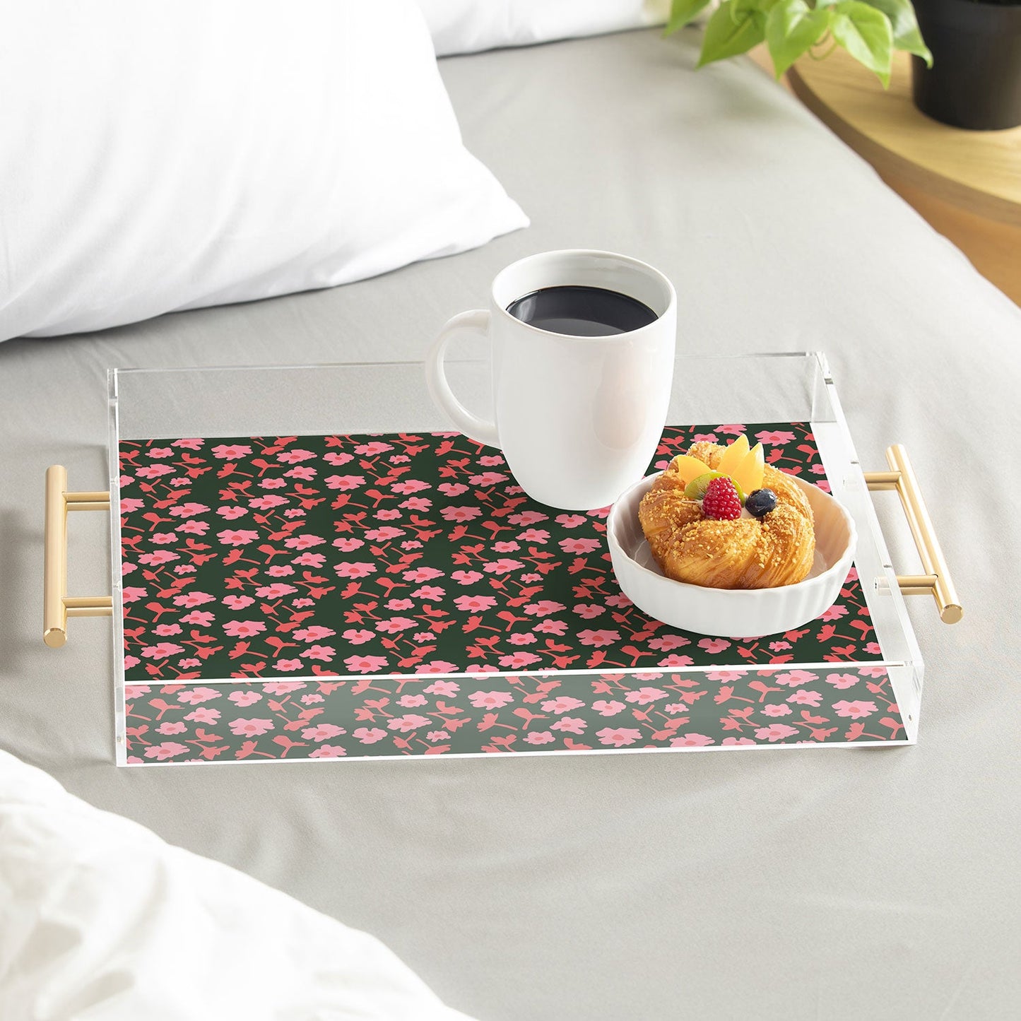 Morgan Kendall pink milk Acrylic Tray