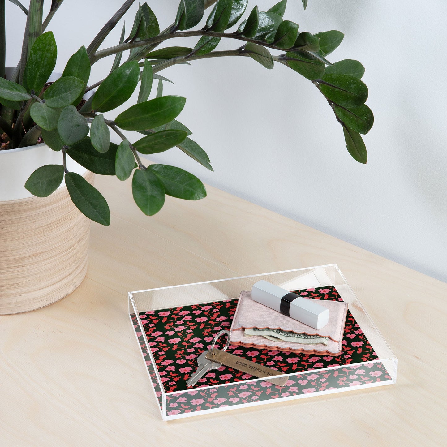 Morgan Kendall pink milk Acrylic Tray