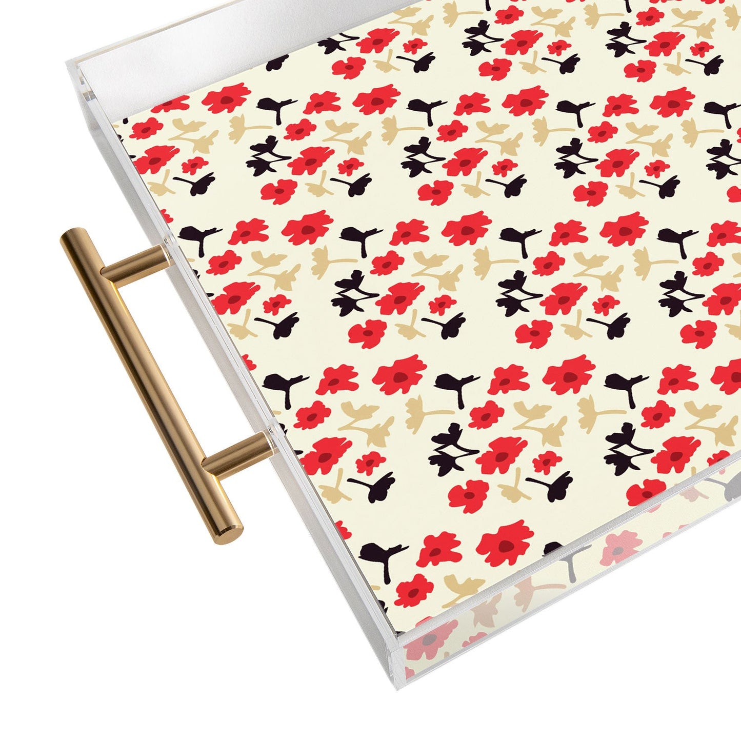 Morgan Kendall poppies will make them sleep Acrylic Tray