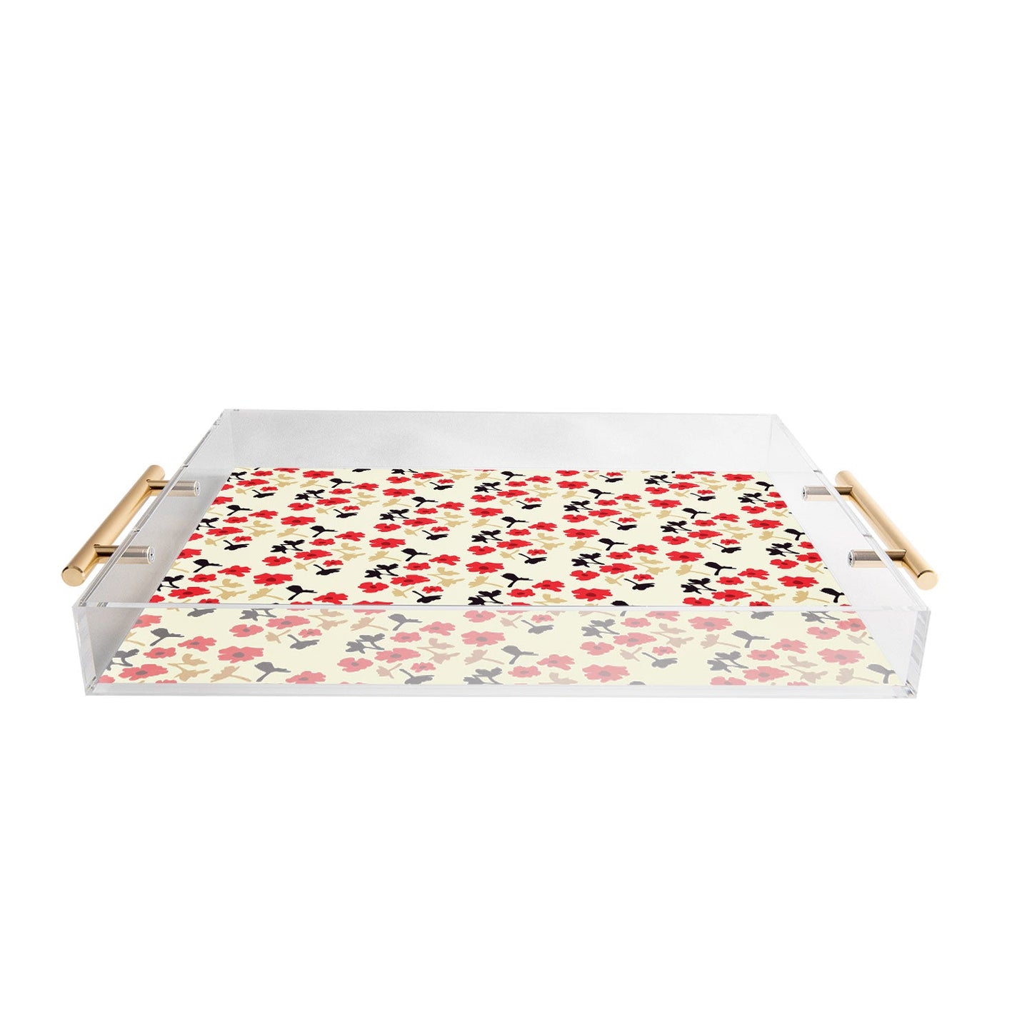 Morgan Kendall poppies will make them sleep Acrylic Tray