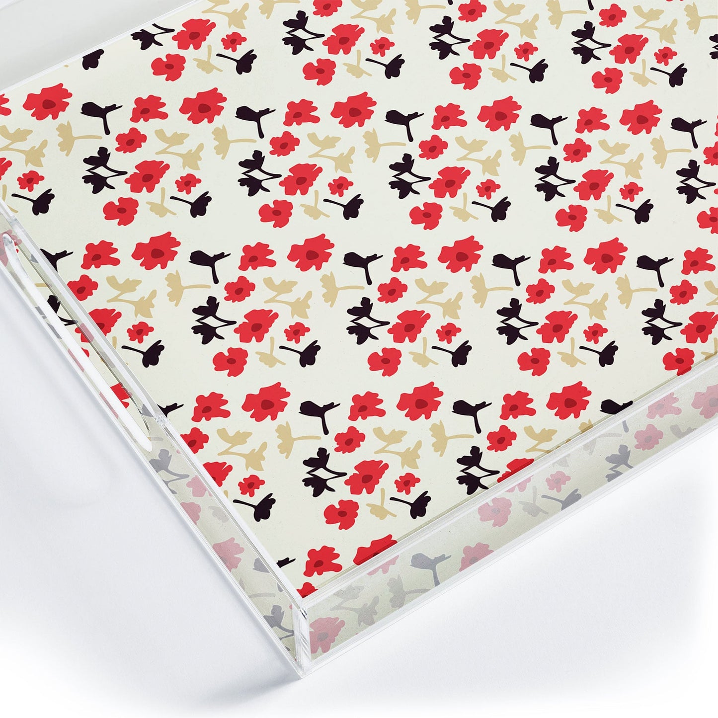Morgan Kendall poppies will make them sleep Acrylic Tray