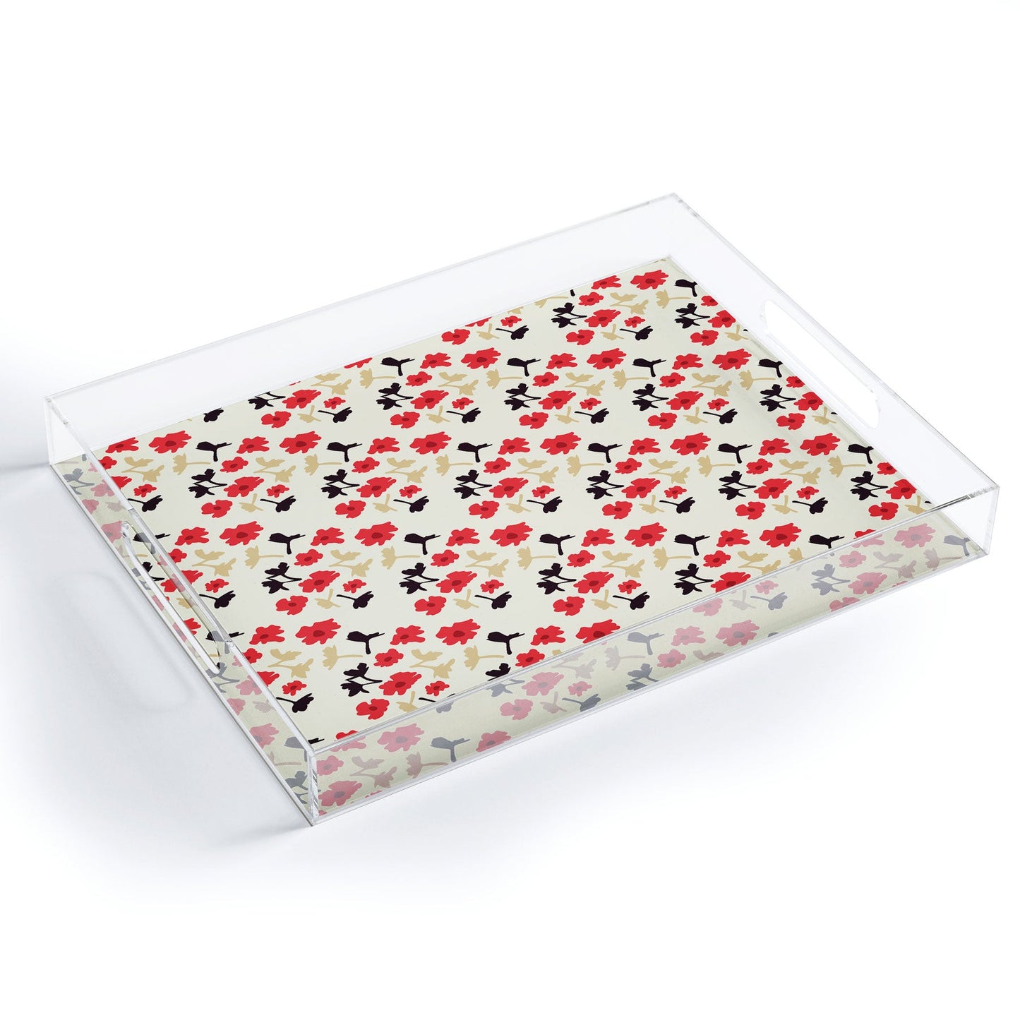 Morgan Kendall poppies will make them sleep Acrylic Tray