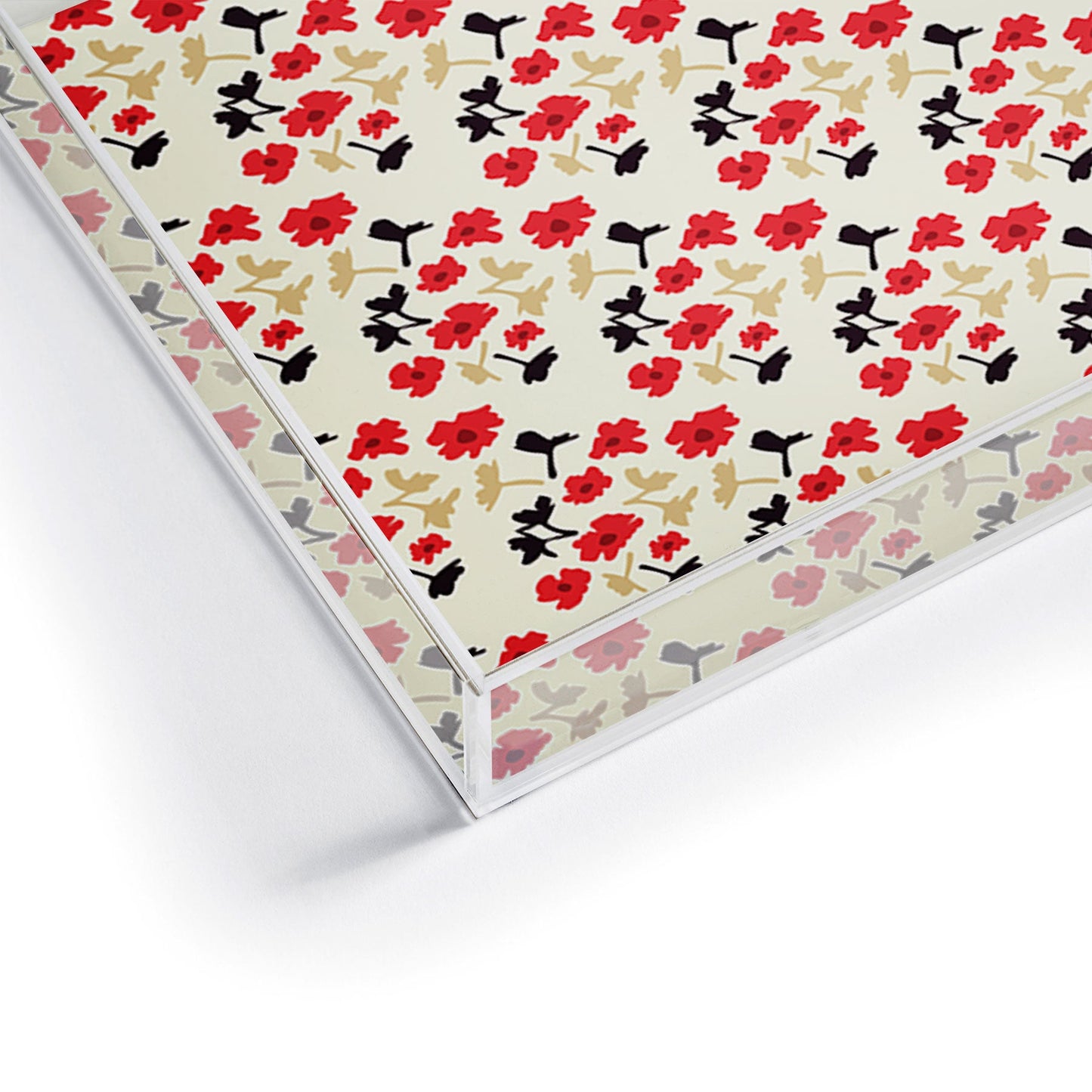 Morgan Kendall poppies will make them sleep Acrylic Tray