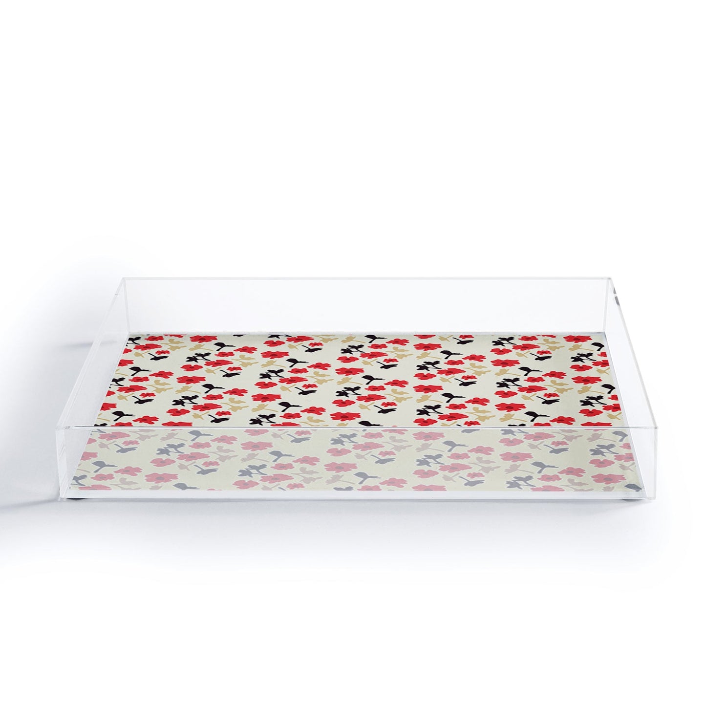 Morgan Kendall poppies will make them sleep Acrylic Tray