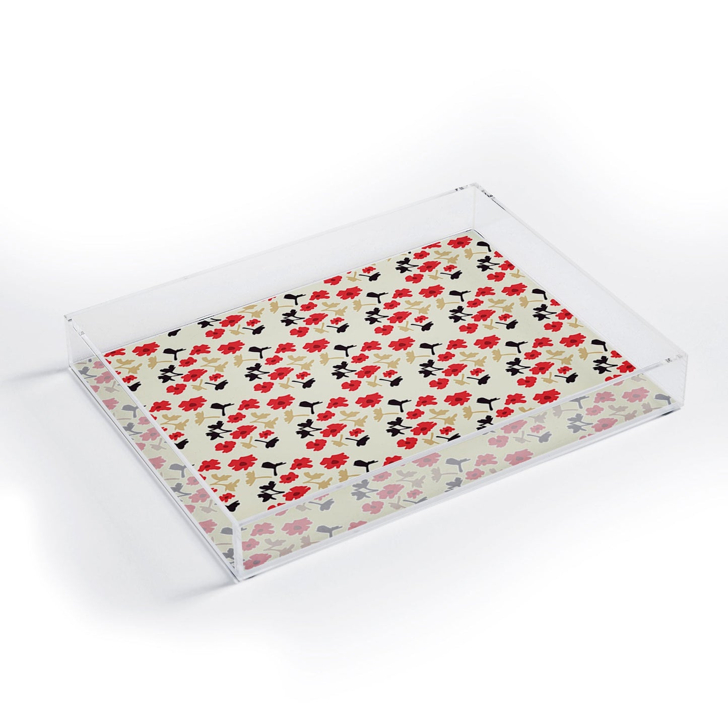 Morgan Kendall poppies will make them sleep Acrylic Tray