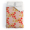 Morgan Kendall strawberry fields Duvet Cover