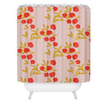 Morgan Kendall strawberry fields Shower Curtain