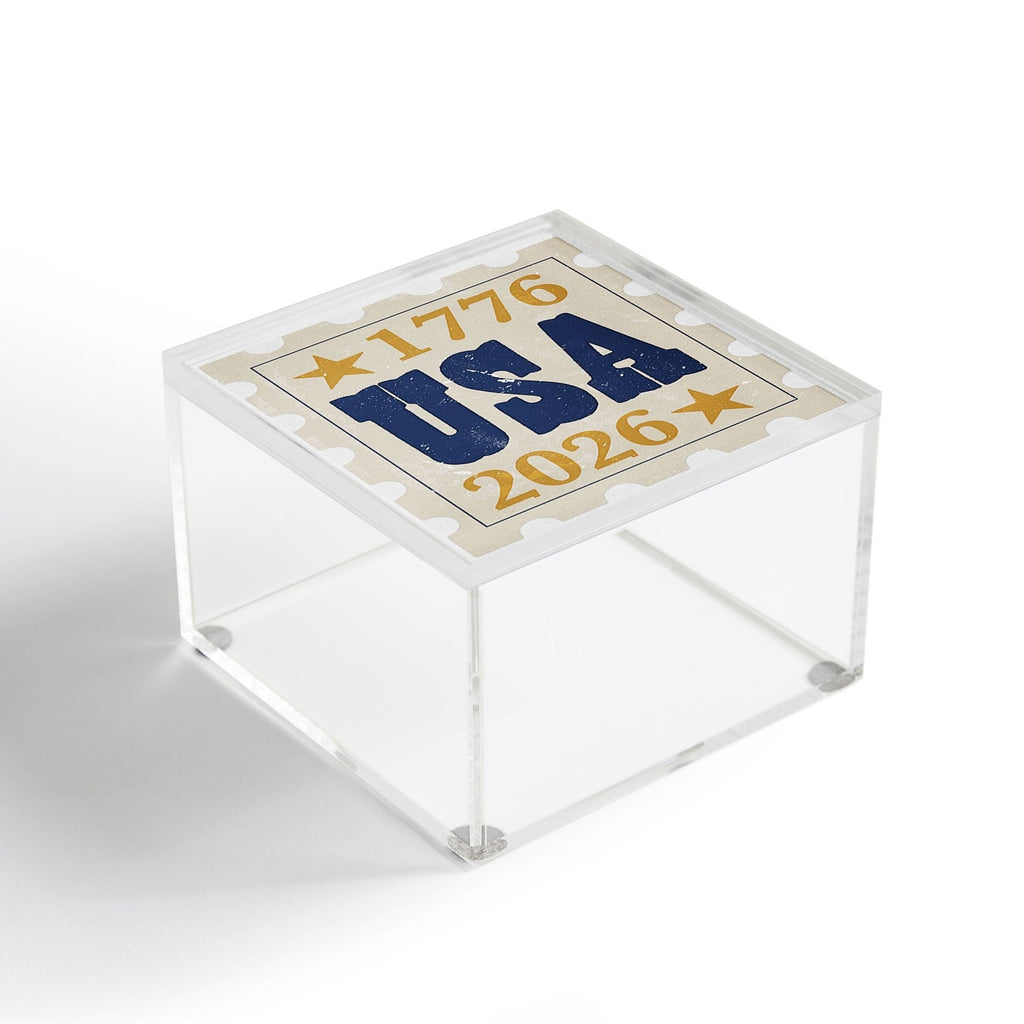 DENY Designs USA Stamp Acrylic Box