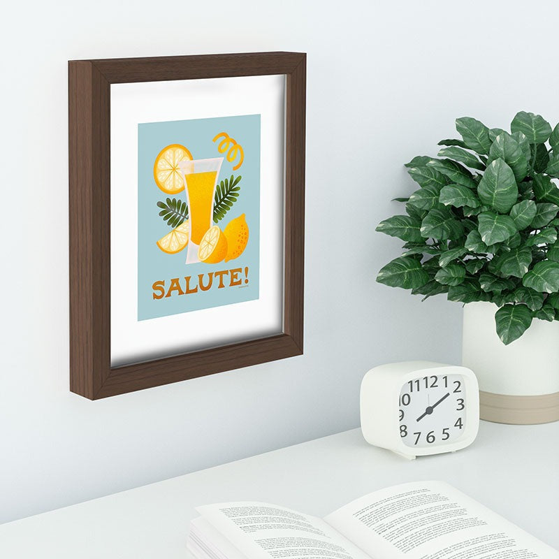 Jessica Molina Limoncello Cocktail Recessed Framing Rectangle