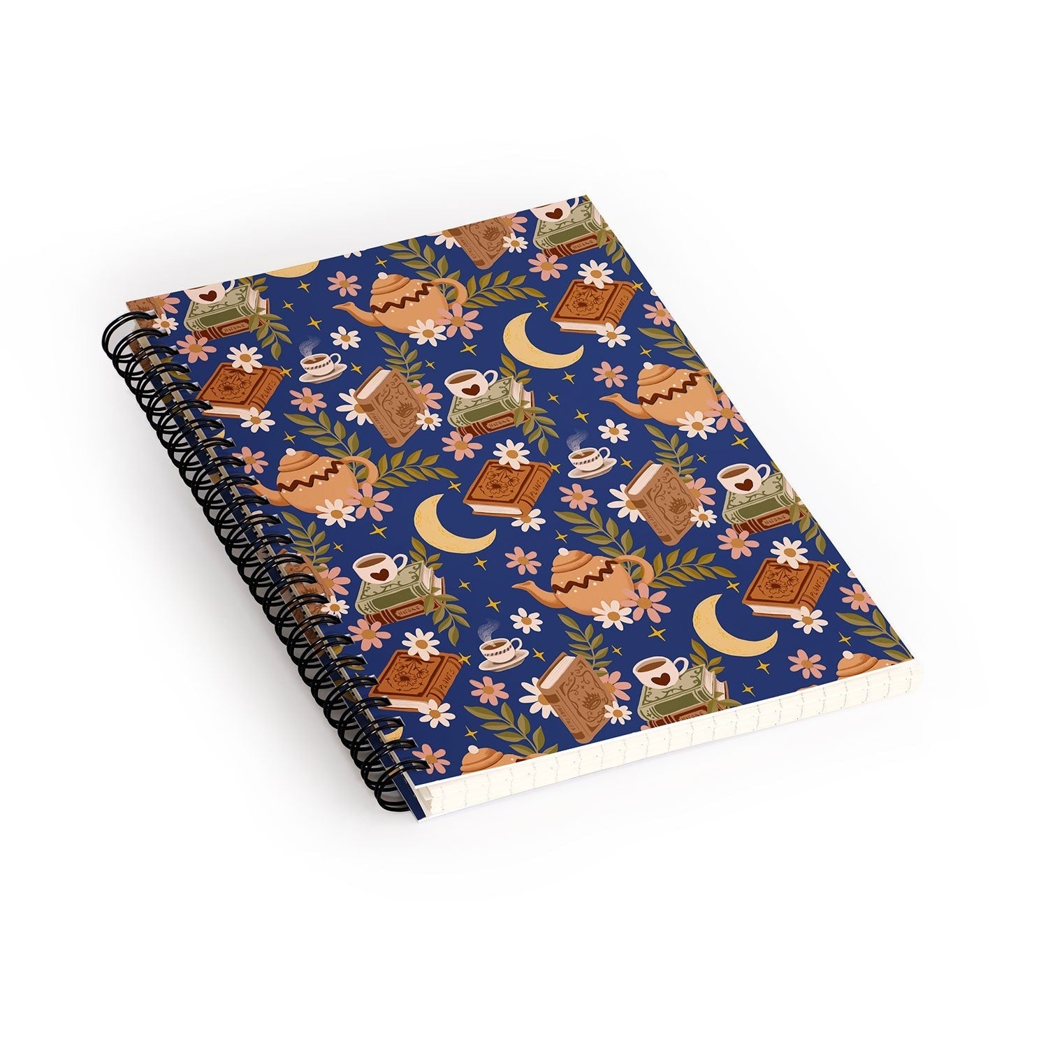 Avenie Moonlit Reading Nook II Spiral Notebook