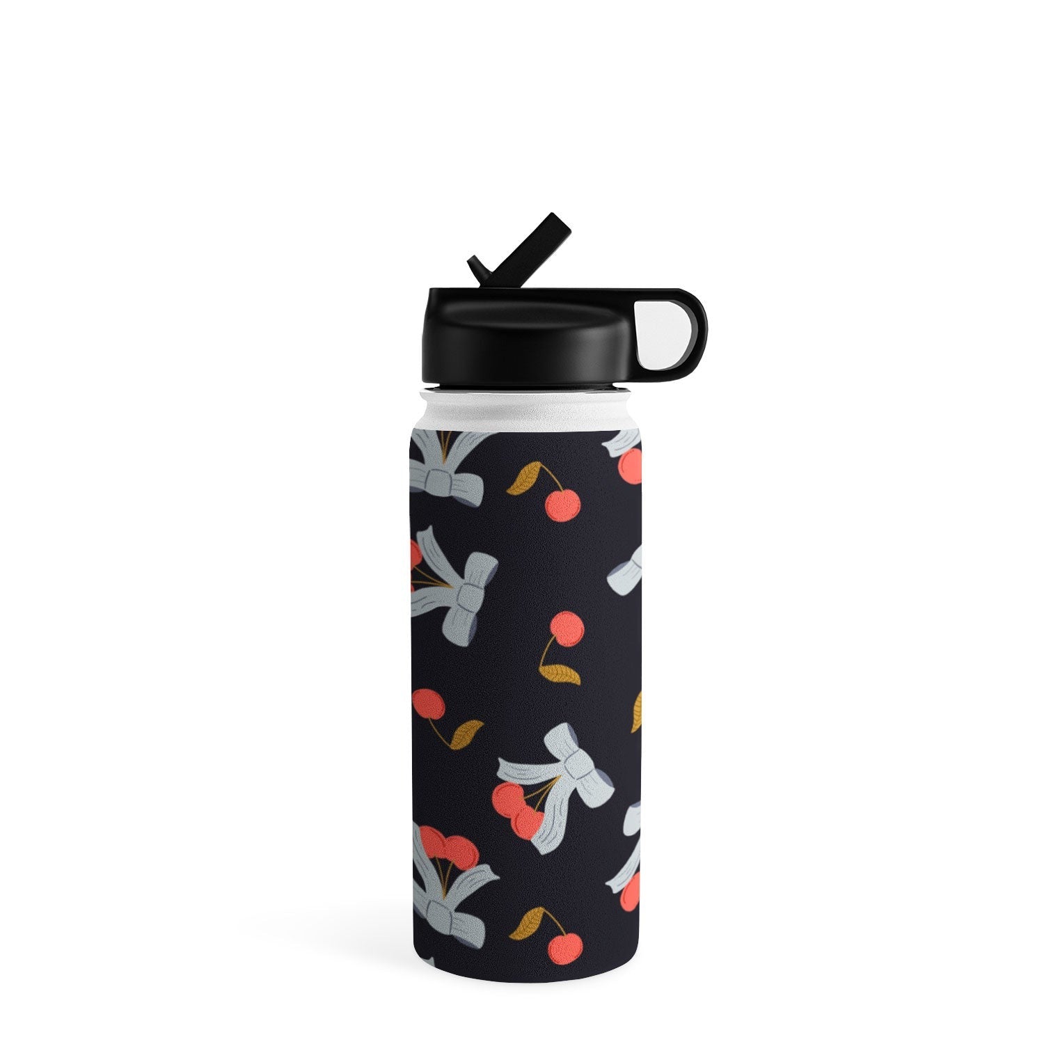 Jennifer Labre Cherries and Bows Water Bottle