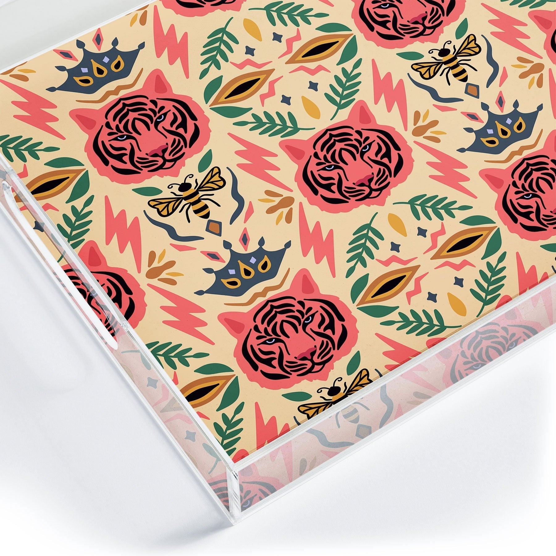 Design by Spark Tigress Queen Bee Acrylic Tray