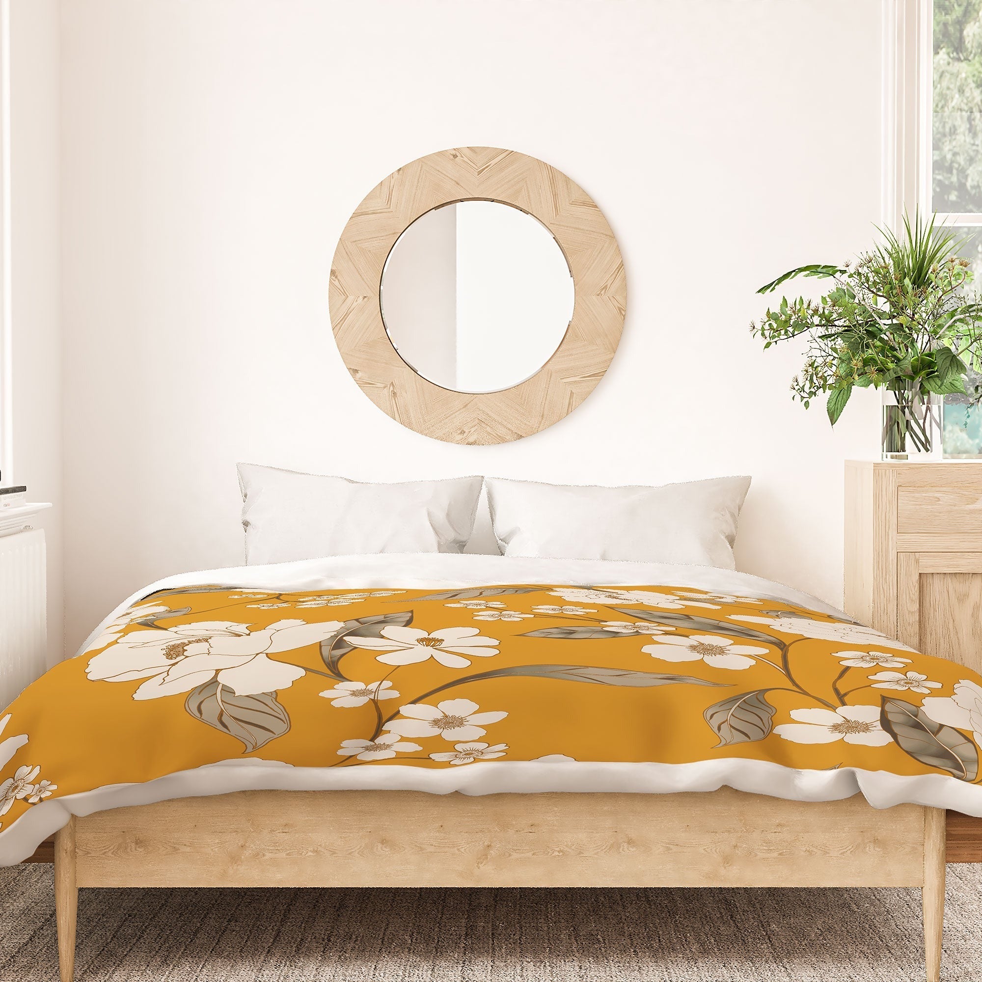 Gabriela Fuente Roberta Sunflower Duvet Cover