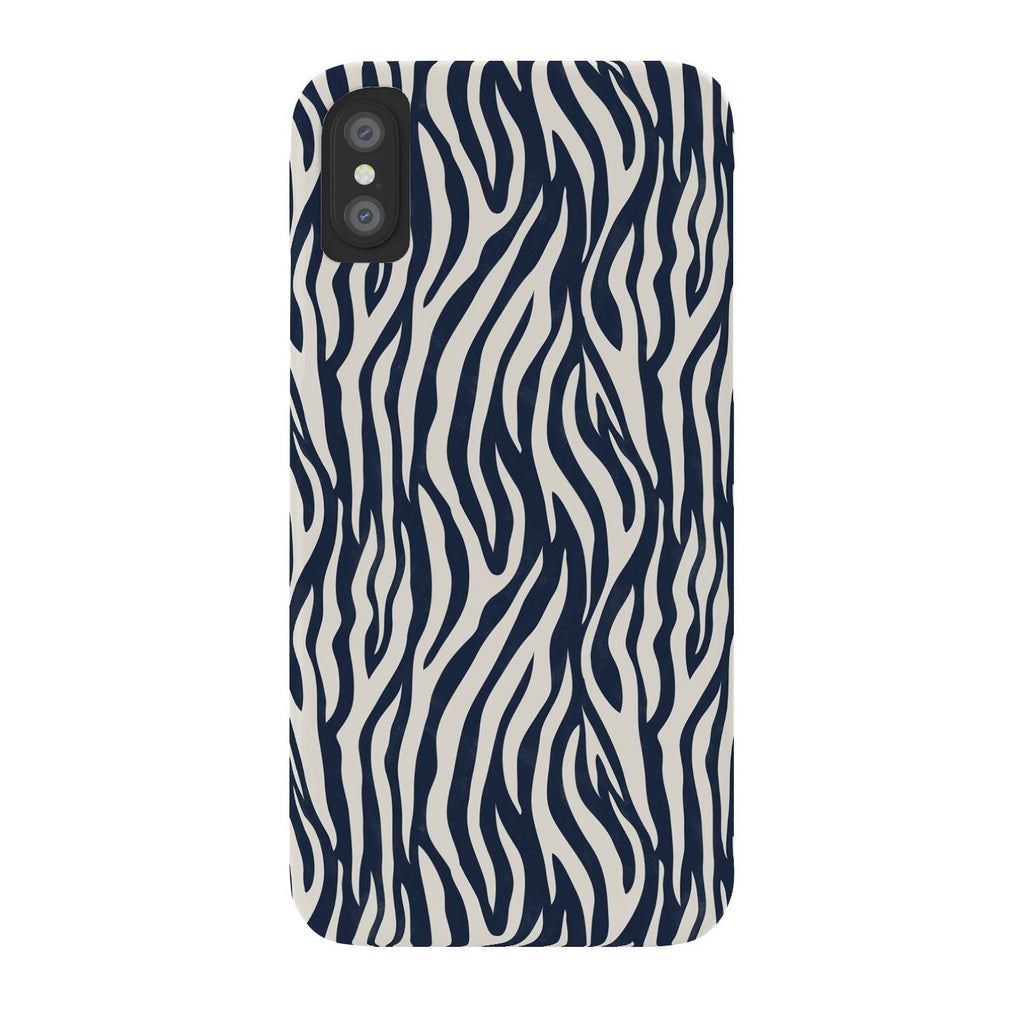 Avenie BR Navy Tiger Stripes Phone Case
