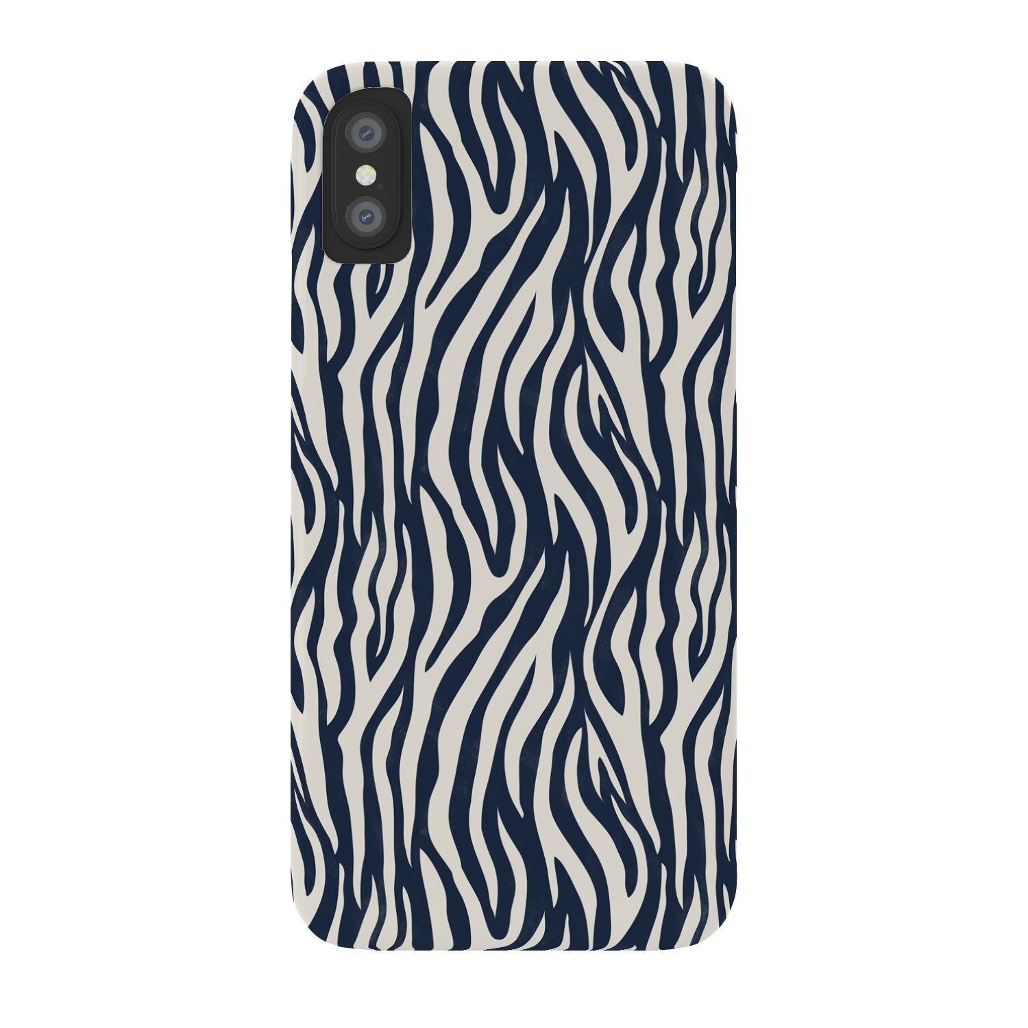 Avenie BR Navy Tiger Stripes Phone Case