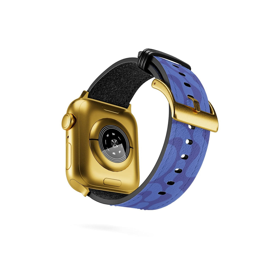 Camilla Foss Blue Pebble Apple Watch Band