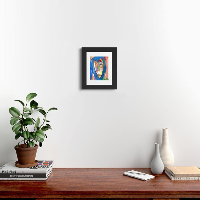 Natalie Baca Lucky in Love Framed Art Print