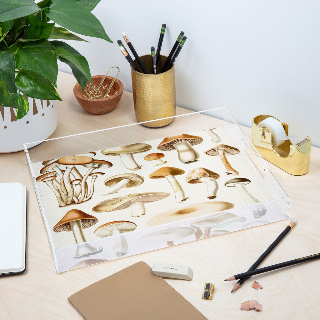 Gal Design Mushrooms Collection Acrylic Tray