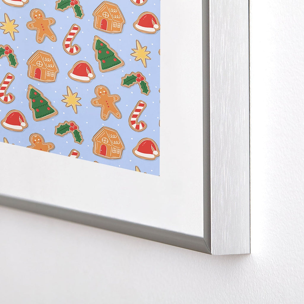 Love_Ryming Christmas Cookies Metal Framed Art Print