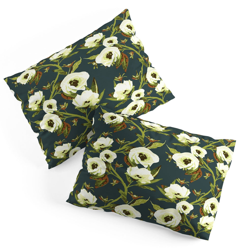 ThirtyOne Illustrations Circa in Olive Pillow Shams