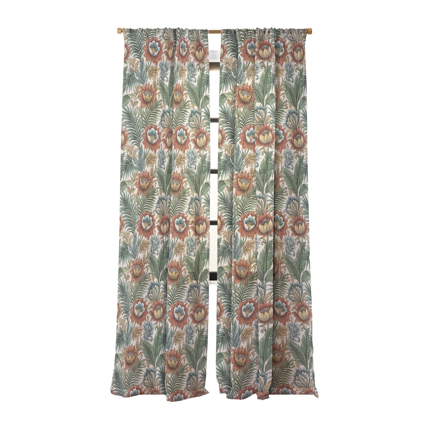 Marta Barragan Camarasa Retro Jungle Garden Sheer Non Repeat