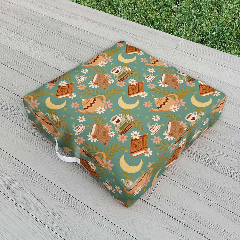 Avenie Moonlit Reading Nook I Outdoor Floor Cushion