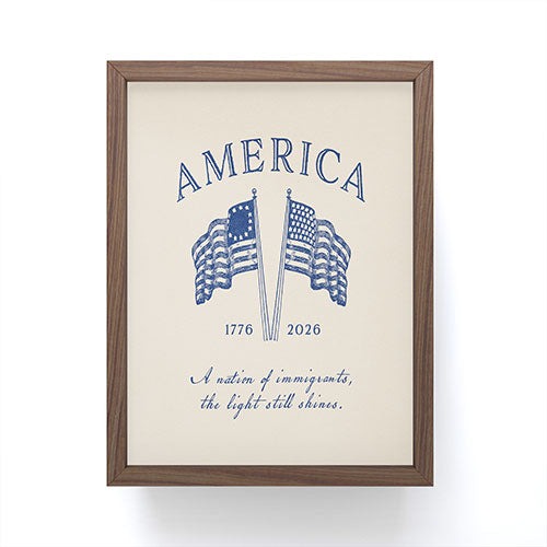 DENY Designs America250 Framed Mini Art Print