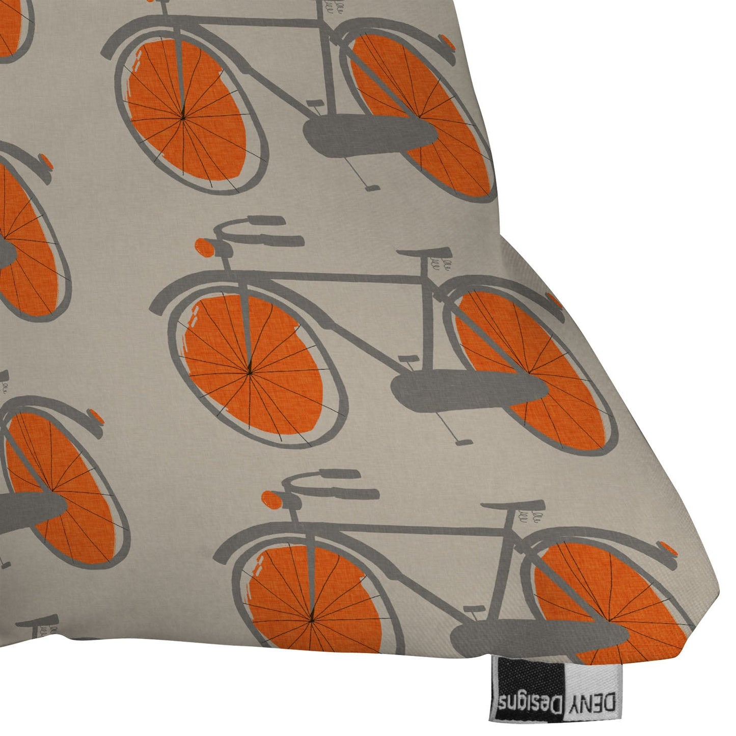 Mummysam Bicycles Throw Pillow