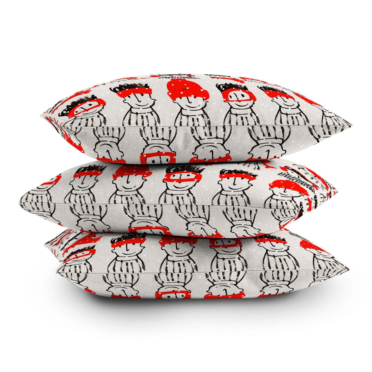 Mummysam Winter Hats Outdoor Throw Pillow