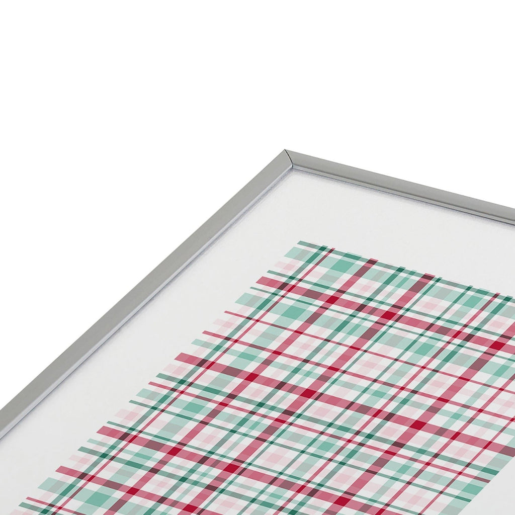 Lisa Argyropoulos Merry Vintage Plaid Metal Framed Art Print