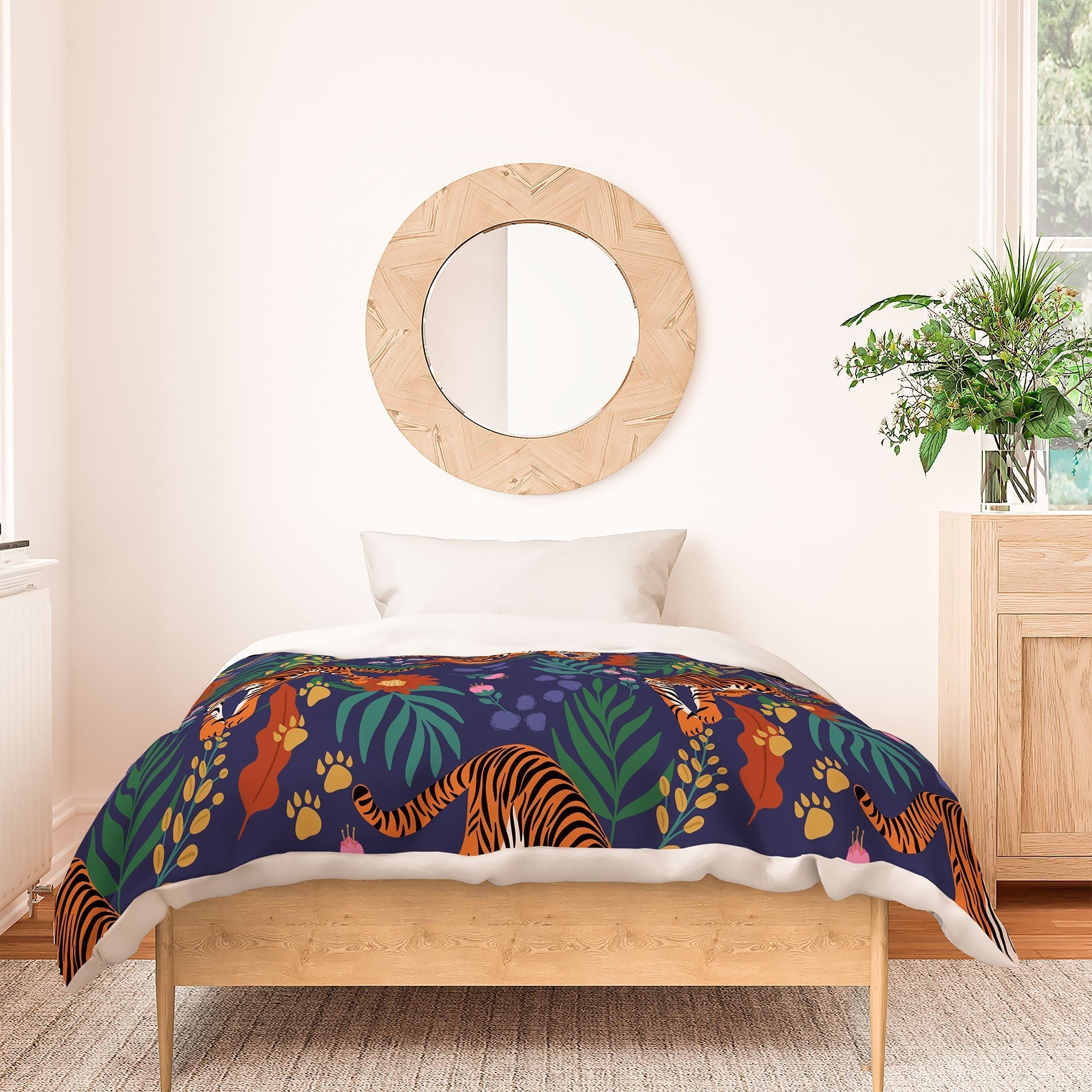 Design by Spark Tiger of the Glorious Jungle Duvet Cover