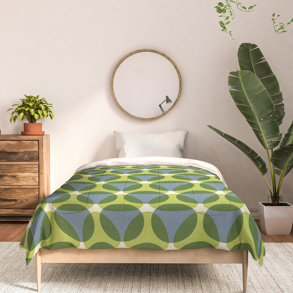 Marta Barragan Camarasa Stylish Retro Circle Comforter