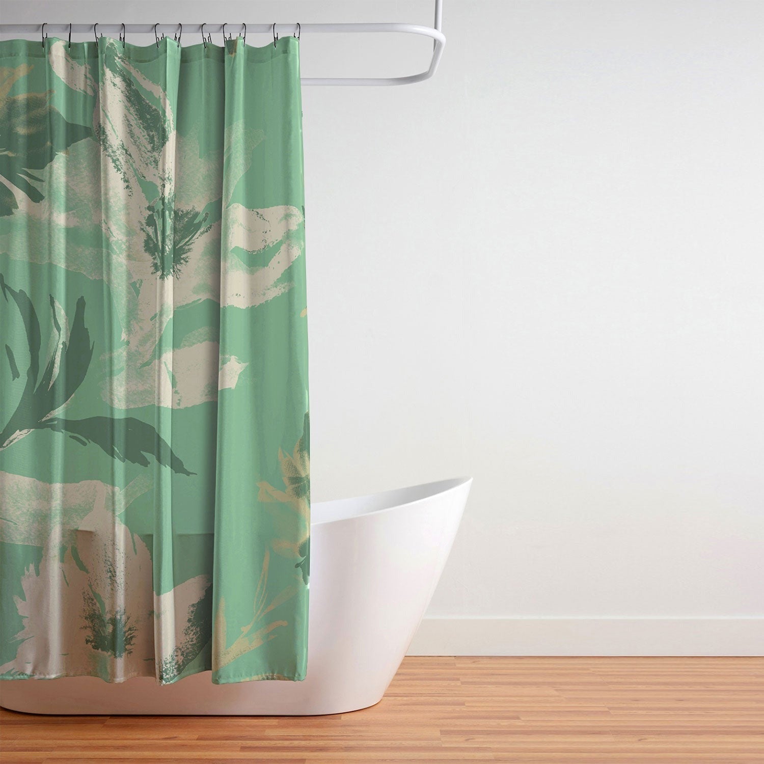Gabriela Fuente Emma Green Shower Curtain