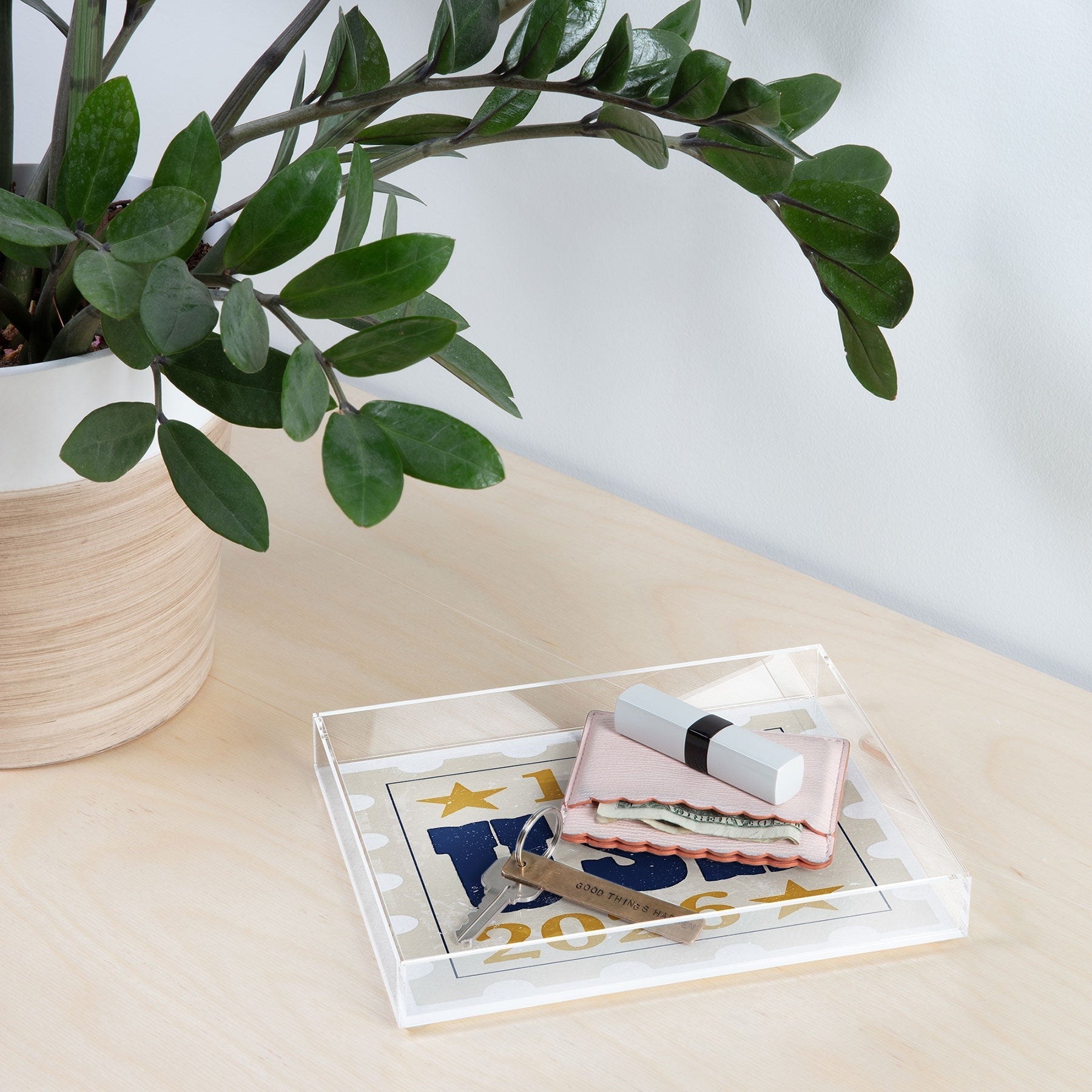 DENY Designs USA Stamp Acrylic Tray