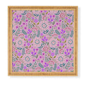 Pimlada Phuapradit Ditsy Purple Floral Half Drop Framed Wall Art