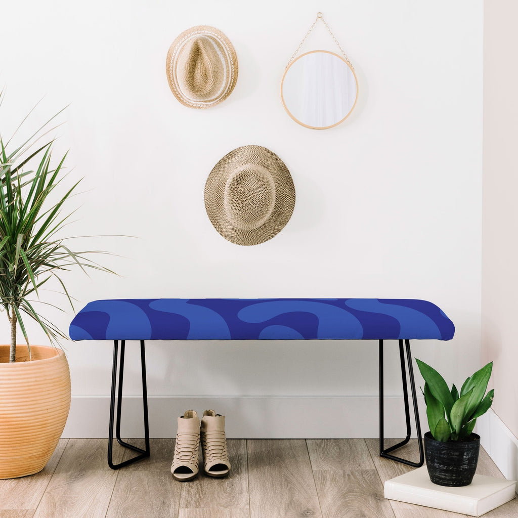 Camilla Foss Blue Pebble Bench