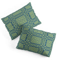 Marta Barragan Camarasa Nostalgic Grid Design Pillow Shams