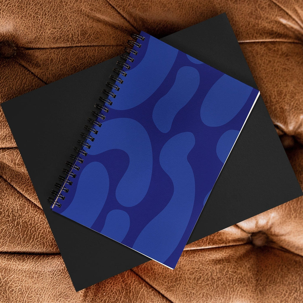 Camilla Foss Blue Pebble Spiral Notebook